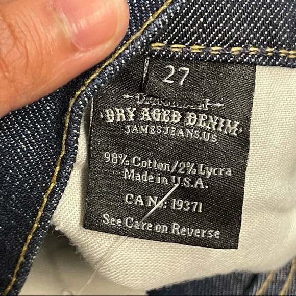 James Jeans Dry Aged Denim Ritchie Slim Leg Ankle - Picture 9 of 10